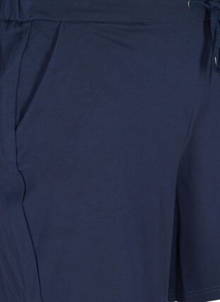 Ensfarvede shorts med lommer, Navy Blazer, Packshot image number 2