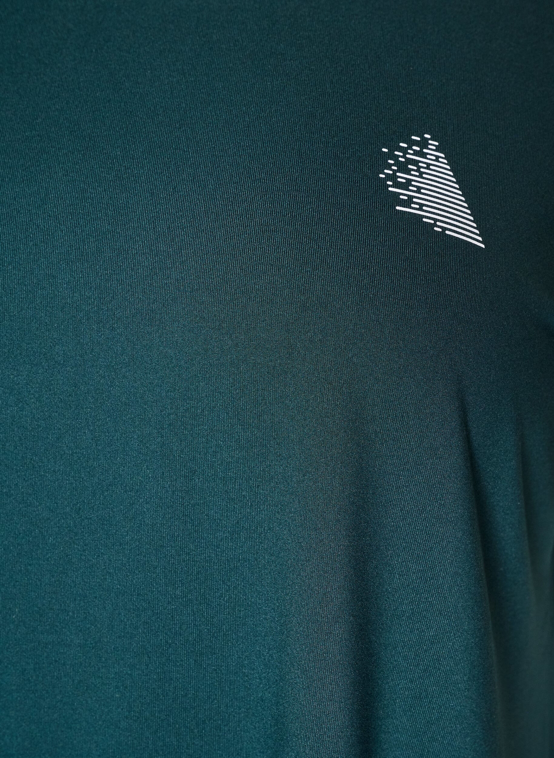 ZizziLang tr&aelig;nings t-shirt, Gr&oslash;n, Packshot image number 2