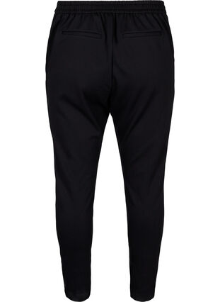 Cropped bukser med lommer, Black, Packshot image number 1