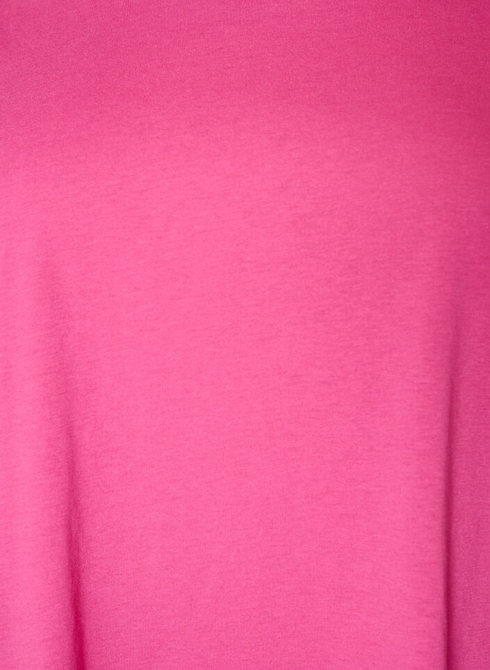Kort&aelig;rmet T-shirt i bomuldsblanding, Lyser&oslash;d, Packshot image number 2