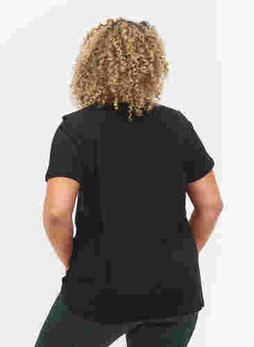 Trænings t-shirt med print, Black A.C.T.V, Model image number 1