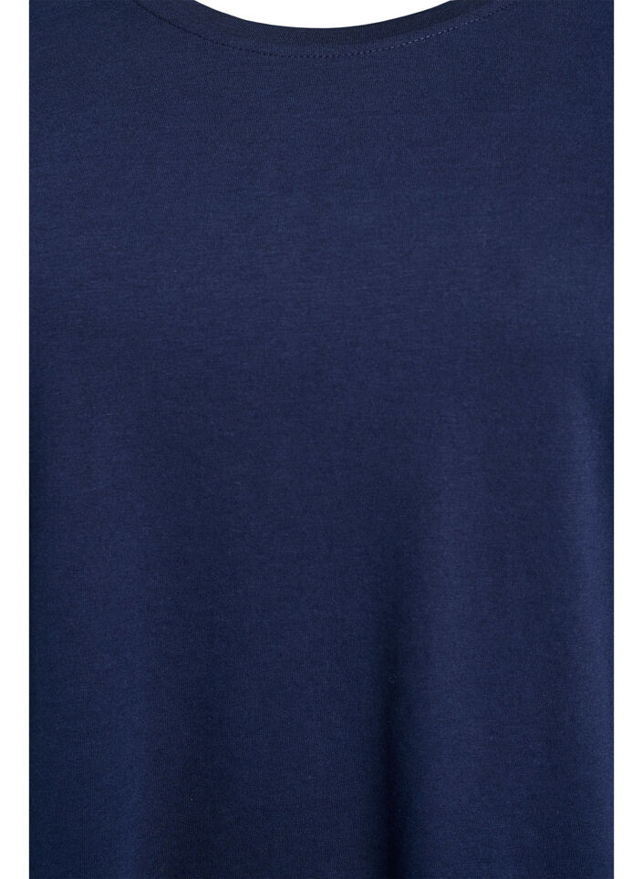 T-shirt med motiv, Bl&aring;, Packshot image number 2
