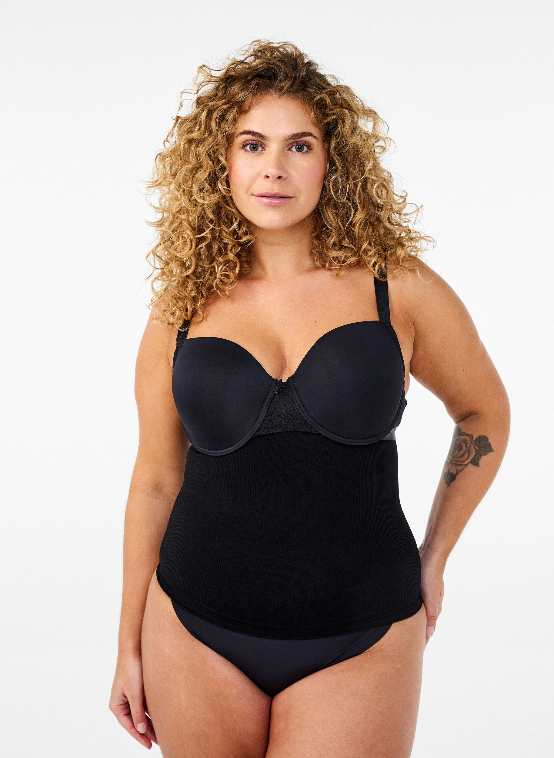 Shapewear maveb&aelig;lte, Black, Model