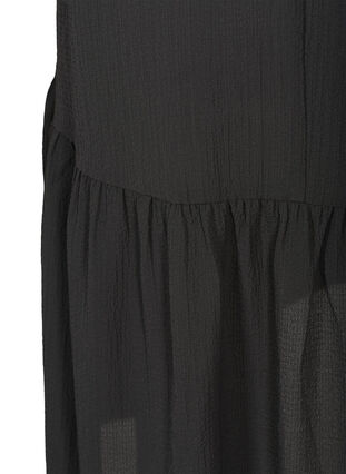 Kjole med 2/4 ærmer og a-form , Black, Packshot image number 3