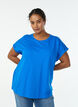 Kort&aelig;rmet t-shirt i bomuldsblanding, Bl&aring;, Model image number 0