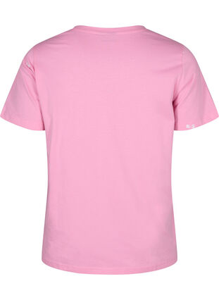T-shirt i økologisk bomuld med sløjfer, Roseb. W. Bow Emb., Packshot image number 1