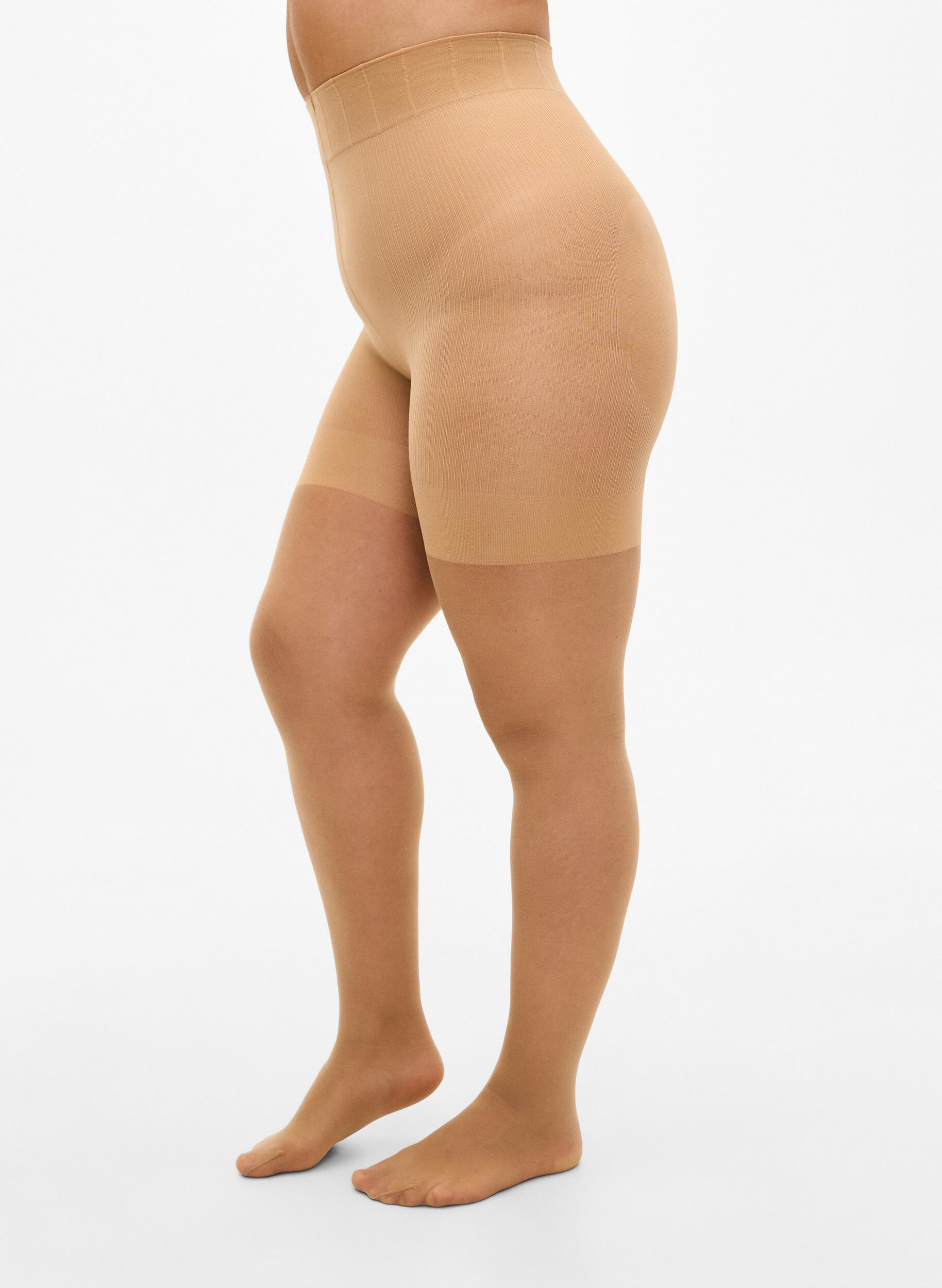 Str&oslash;mpebukser 40 denier med push-up og shape effekt, Beige, Model