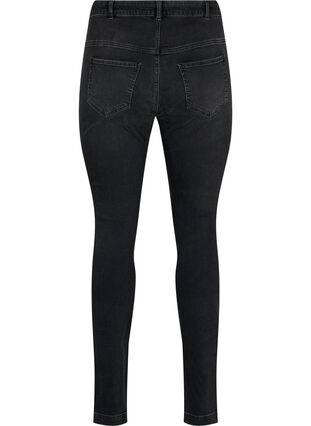 Højtaljede Amy jeans med similisten, Grey Denim, Packshot image number 1