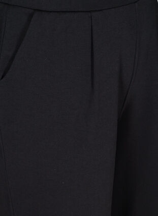 Culotte bukser med lommer, Black, Packshot image number 2