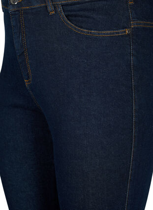 Ellen bootcut jeans med høj talje, Raw Unwash, Packshot image number 2