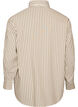 Stribet skjorte med aftageligt bindeb&aring;nd, Beige, Packshot image number 1
