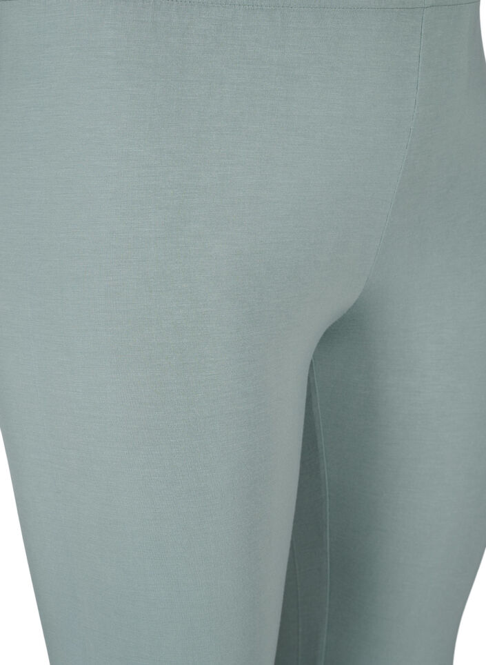 Basis 3/4 leggings i viskose , Grøn, Packshot image number 2