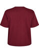 Boxy T-shirt i bomuld, R&oslash;d, Packshot image number 1