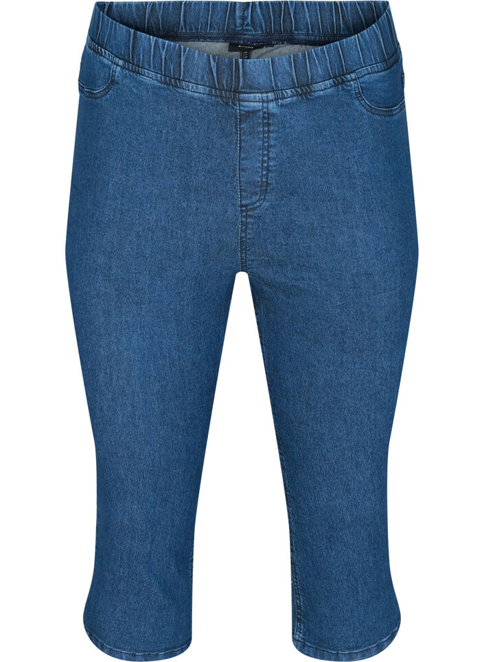 Knickers i bomuldsmix, Dark blue denim, Packshot image number 0