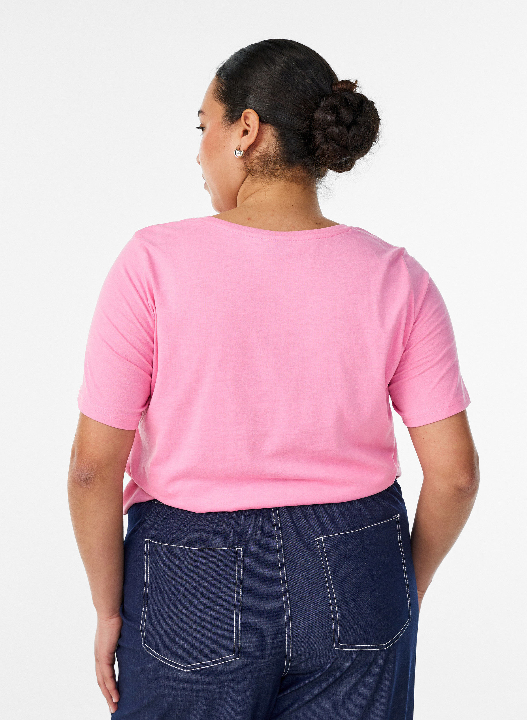 ZizziT-shirt med motiv, Lyser&oslash;d, Model image number 2