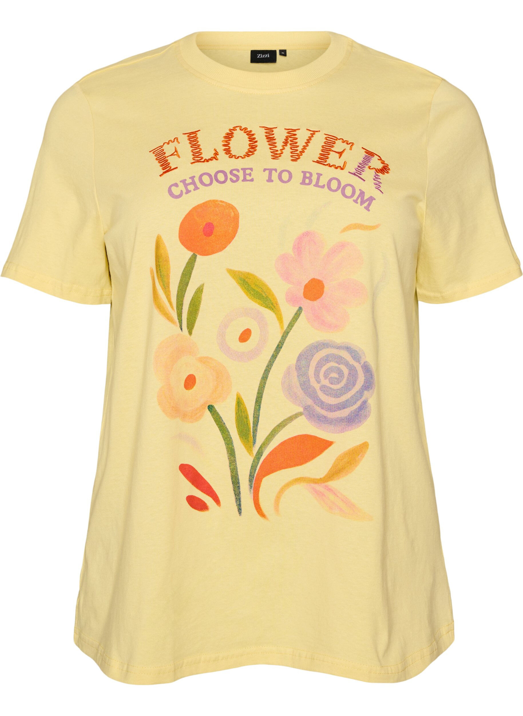 T-shirt i bomuld med print