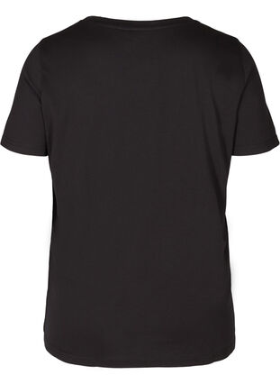 Kortærmet t-shirt med print, Black FUTURE , Packshot image number 1