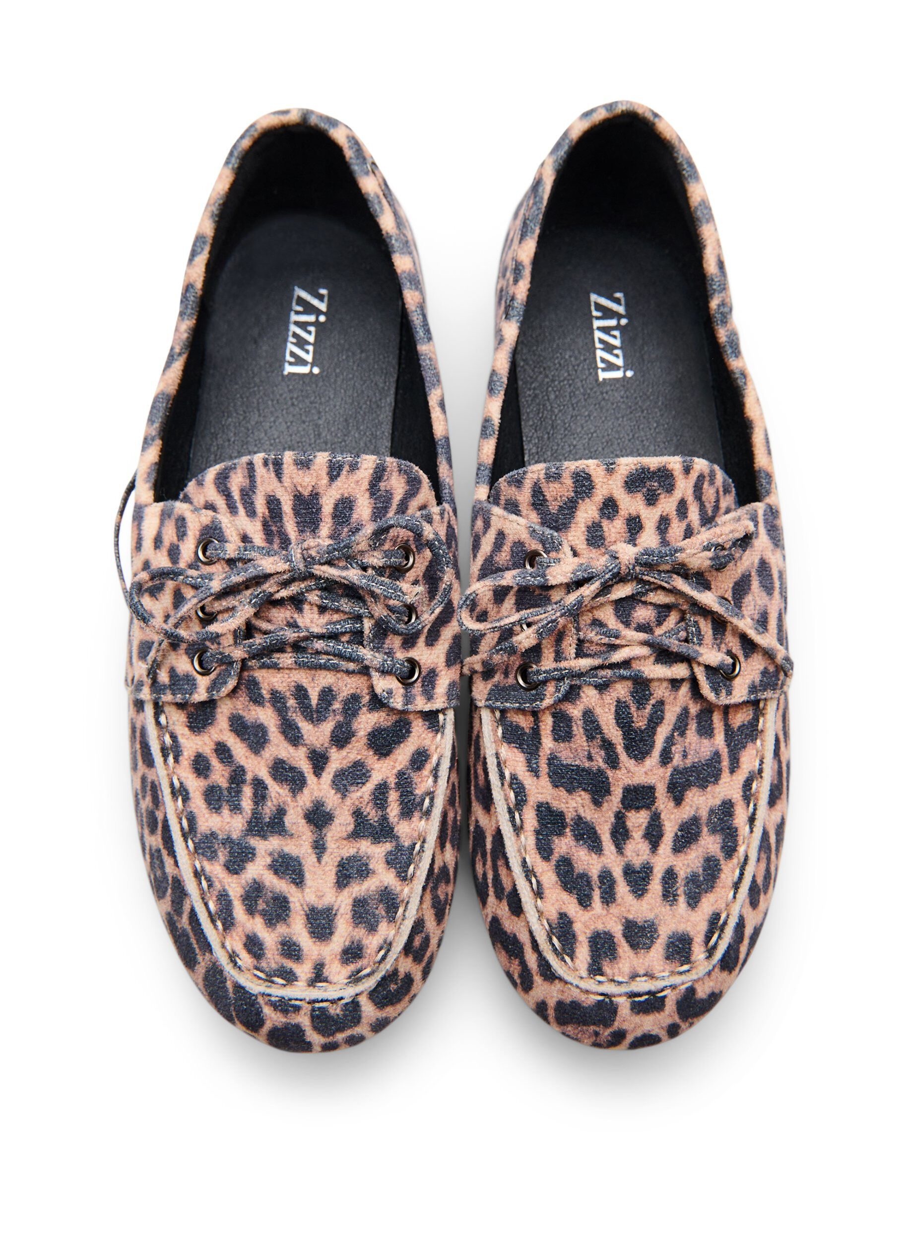 Zizzi Mokkasin sko i imiteret ruskind, Beige, Packshot image number 2