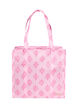 Shoppingbag med lynl&aring;s, Lyser&oslash;d, Packshot image number 0