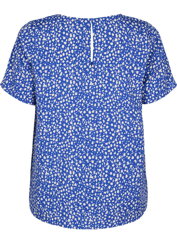 FLASH - Kortærmet bluse med print, Surf the web Dot, Packshot image number 1