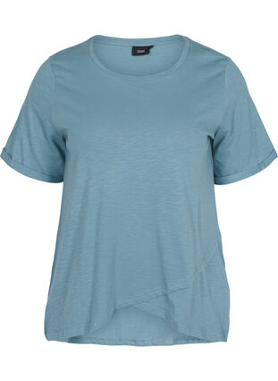 Bomulds t-shirt med korte ærmer, Goblin Blue, Packshot image number 0