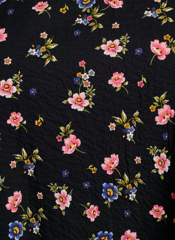 FLASH - &AElig;rmel&oslash;s top med tekstur, Sort, Packshot image number 2