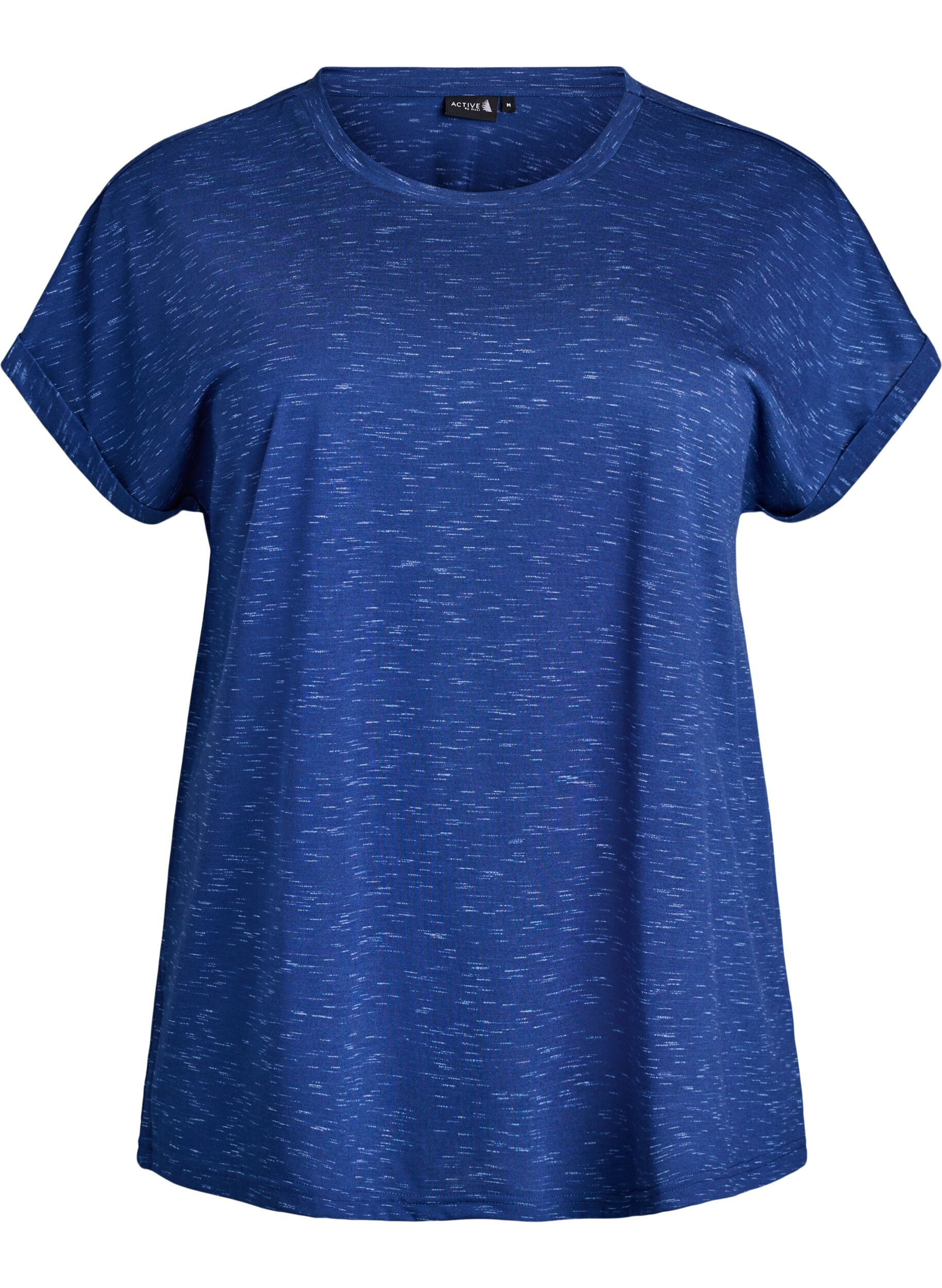 ZizziL&oslash;s tr&aelig;nings t-shirt med korte &aelig;rmer, Bl&aring;, Packshot image number 0