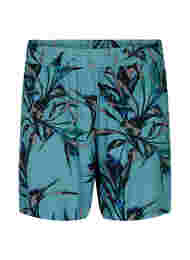 Løstsiddende shorts i viskose, Sea Pine Leaf