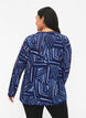 FLASH - Langærmet bluse med print, Medieval Blue AOP, Model image number 1