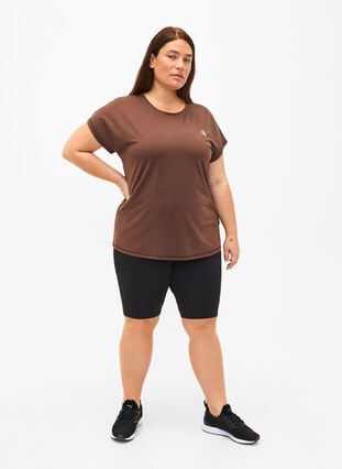 Kortærmet trænings t-shirt , Chocolate Martini, Model image number 2