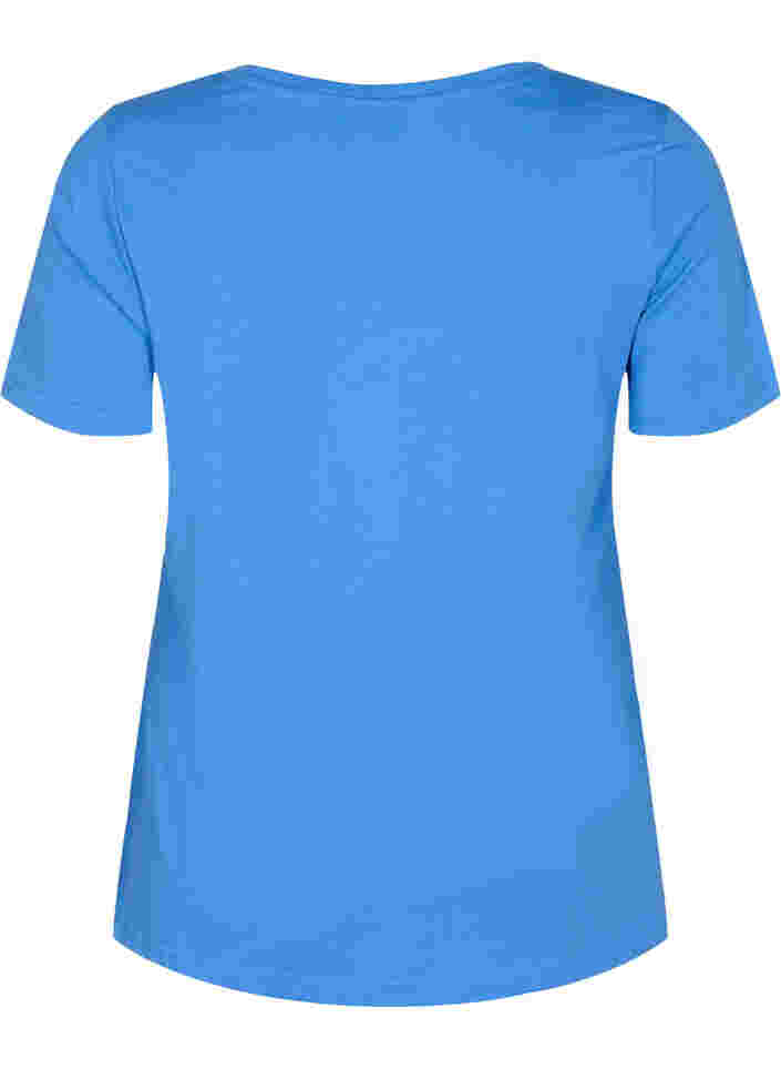 Kortærmet bomulds t-shirt med tryk, Regatta LOVE, Packshot image number 1