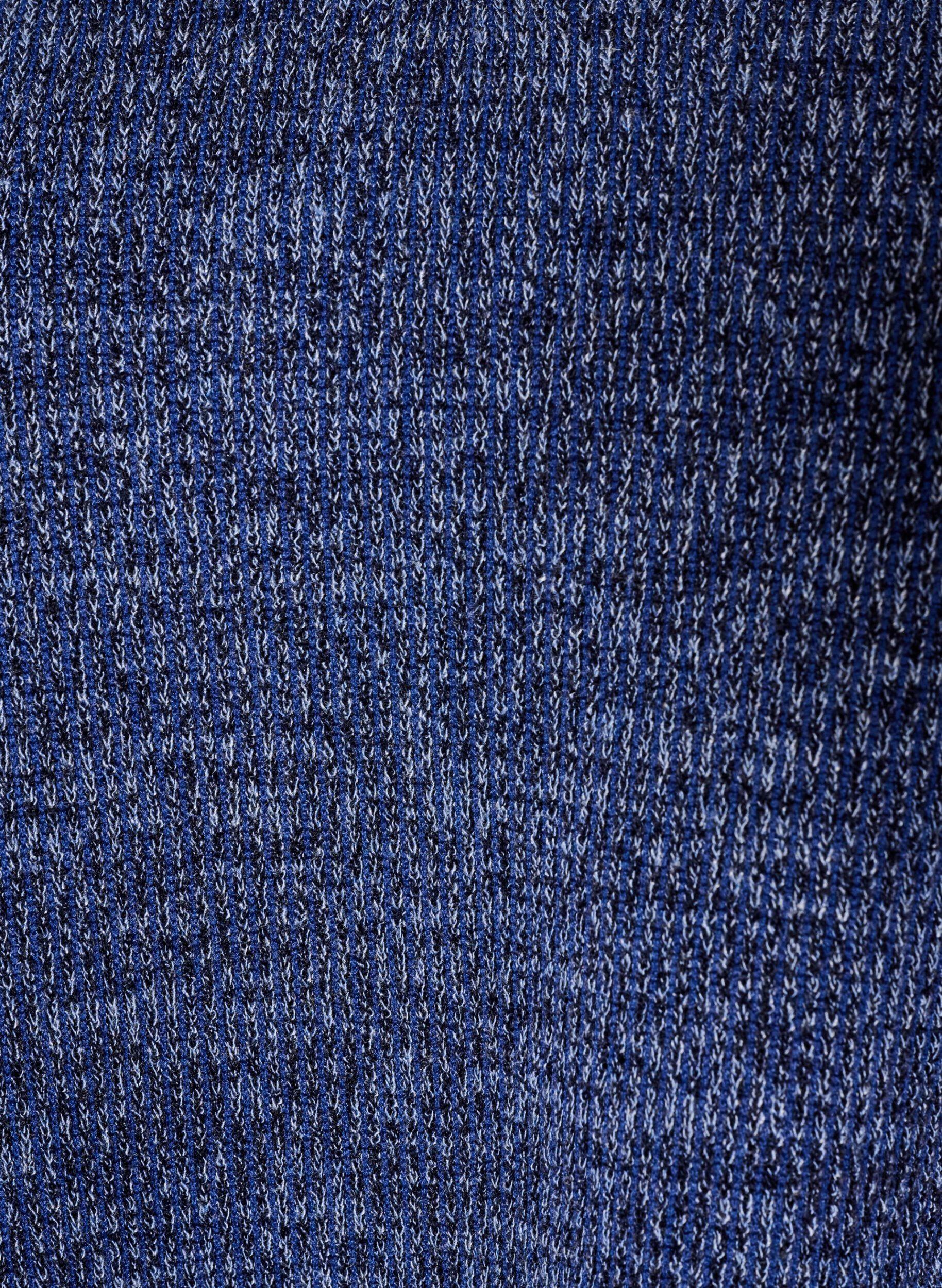 ZizziJerseybluse med V-hals og lange &aelig;rmer, Bl&aring;, Packshot image number 2