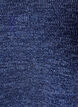 Jerseybluse med V-hals og lange &aelig;rmer, Bl&aring;, Packshot image number 2