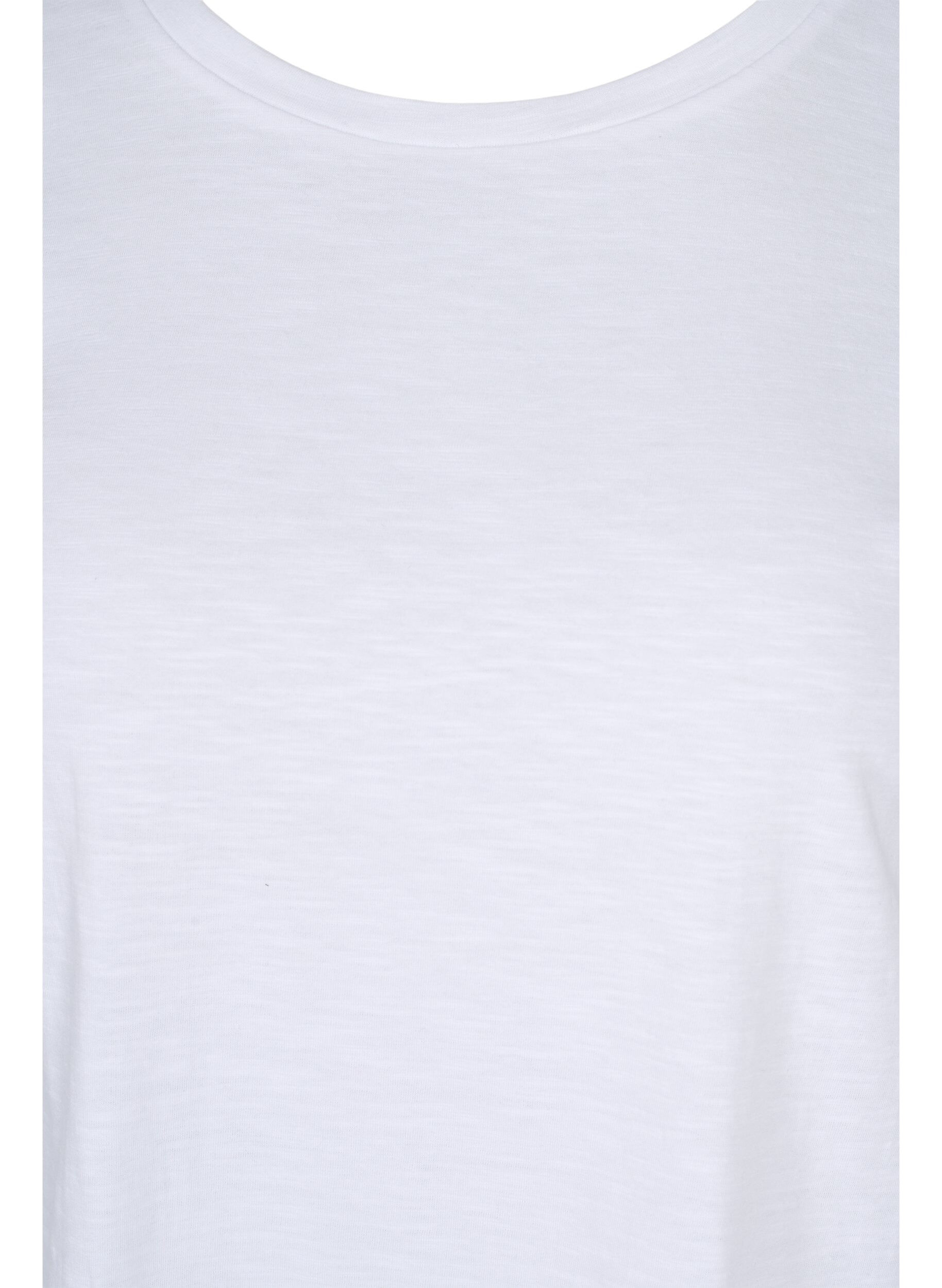 Zizzi 2-pak basis t-shirt i bomuld, Black/B White, Packshot image number 3