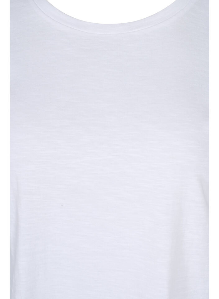 2-pak basis t-shirt i bomuld, Black/B White, Packshot image number 3