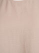 Bluse med korte, vide ærmer, Beige, Packshot image number 2
