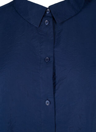 Langærmet skjorte i TENCEL™ Modal , Navy Blazer, Packshot image number 2