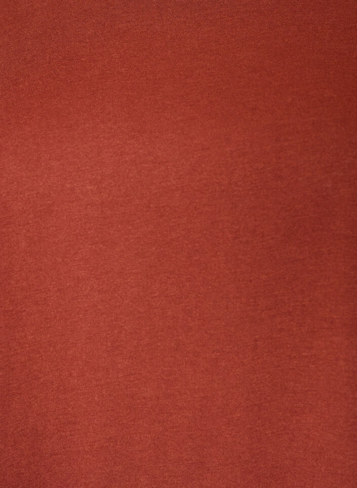 Kort&aelig;rmet T-shirt i bomuldsblanding, R&oslash;d, Packshot image number 2