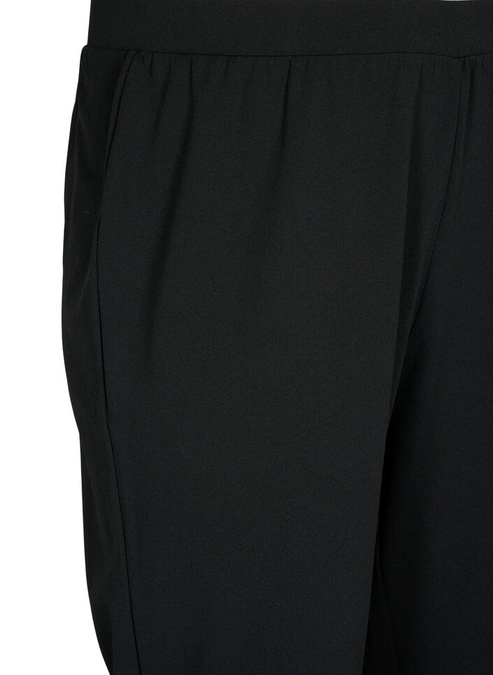 Bukser med straight fit, Sort, Packshot image number 2