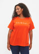 FLASH - T-shirt med motiv, Orange.com, Model image number 0