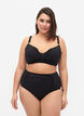 Bikini underdel med h&oslash;j talje, Sort, Model image number 0