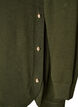Strikbluse med knapper i siden, Gr&oslash;n, Packshot image number 3