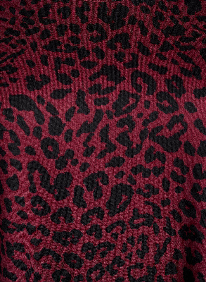 Leo bluse med lange &aelig;rmer, M&oslash;rk Bordeaux, Packshot image number 2