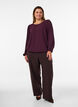 Bluse med glimmer, R&oslash;d, Model image number 1