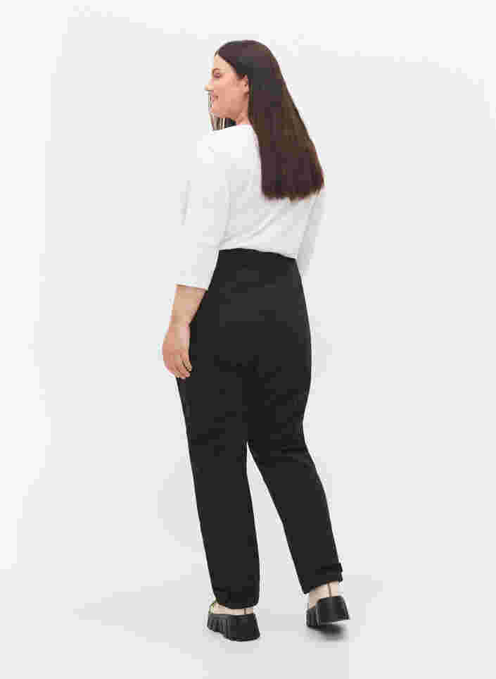 Softshell bukser med justerbar velcro, Black, Model image number 2