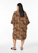 Kimono i viskose med 3/4 &aelig;rmer, Brun, Model image number 2