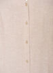 Midikjole i h&oslash;r og viskose med fl&aelig;se&aelig;rmer, Beige, Packshot image number 2
