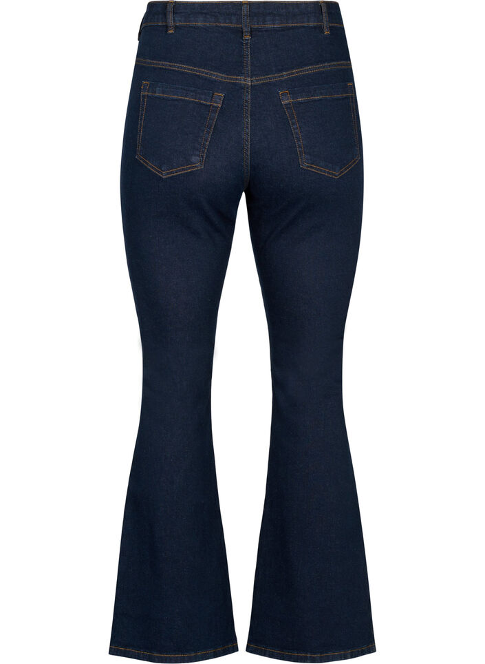 Ellen bootcut jeans med høj talje, Blå, Packshot image number 1