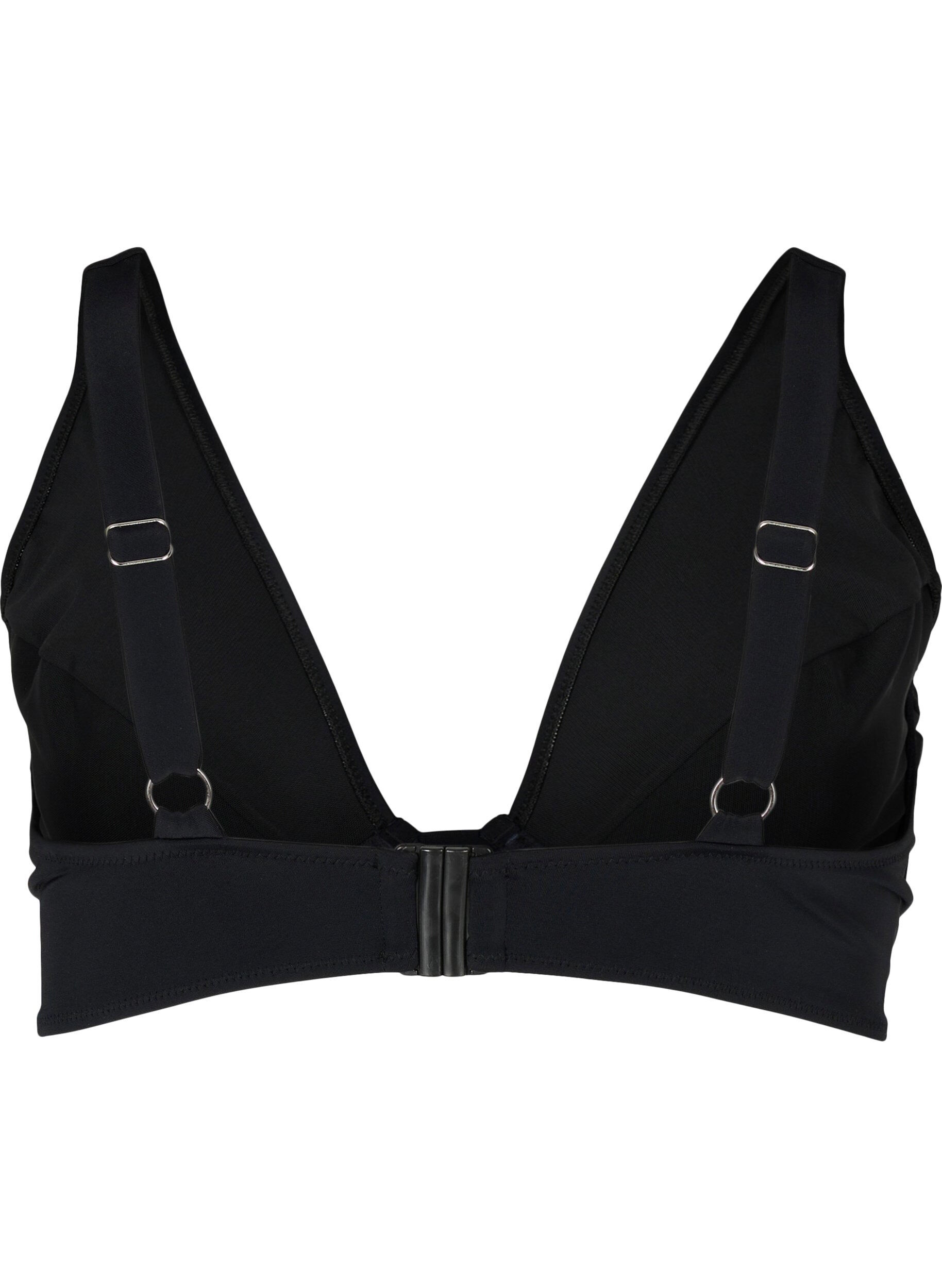 Zizzi Bikini bh med b&oslash;jle, Black, Packshot image number 1