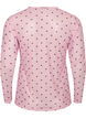 Meshbluse med print, Lyser&oslash;d, Packshot image number 1